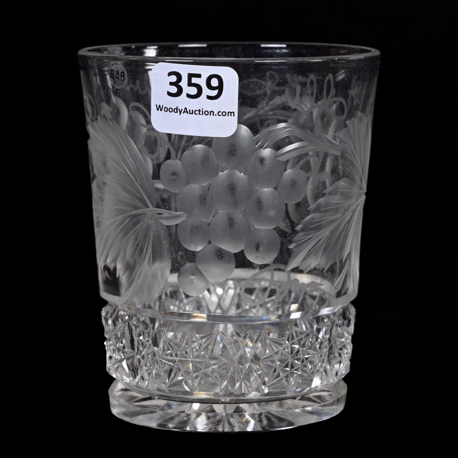 Tumbler, ABCG, Signed Tuthill Vintage Pattern (1 of 3)