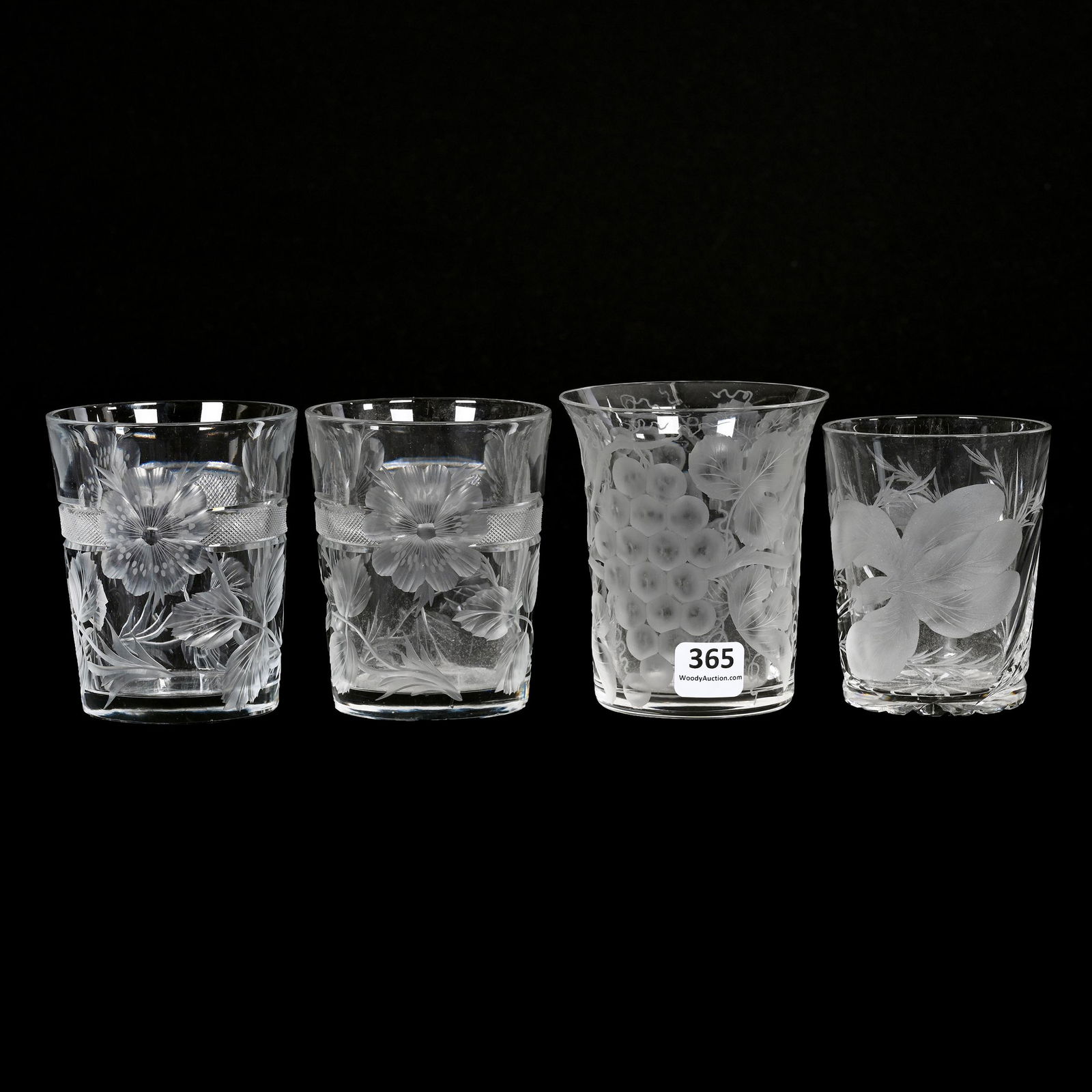 (4) Tumblers, ABCG, Assorted Patterns (1 of 4)