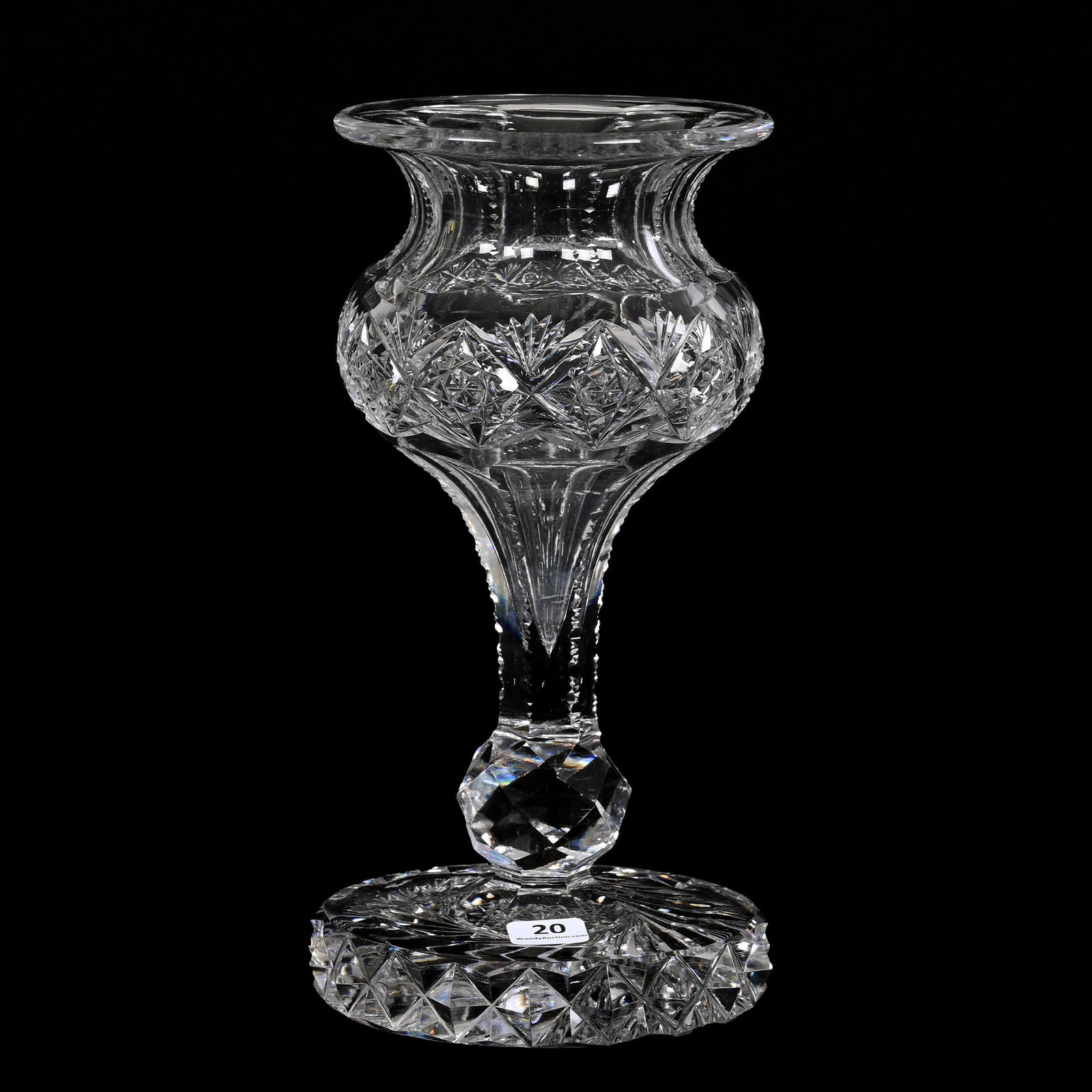 Pedestal Vase, ABCG, Unique Paperweight Base (1 of 4)