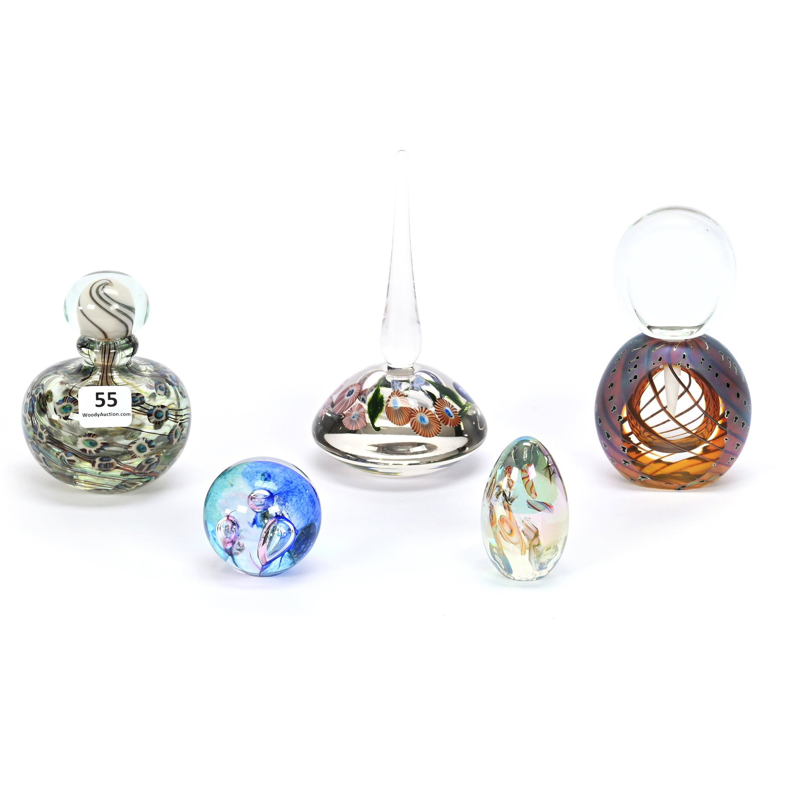 (5) Contemporary Art Glass Items (1 of 8)