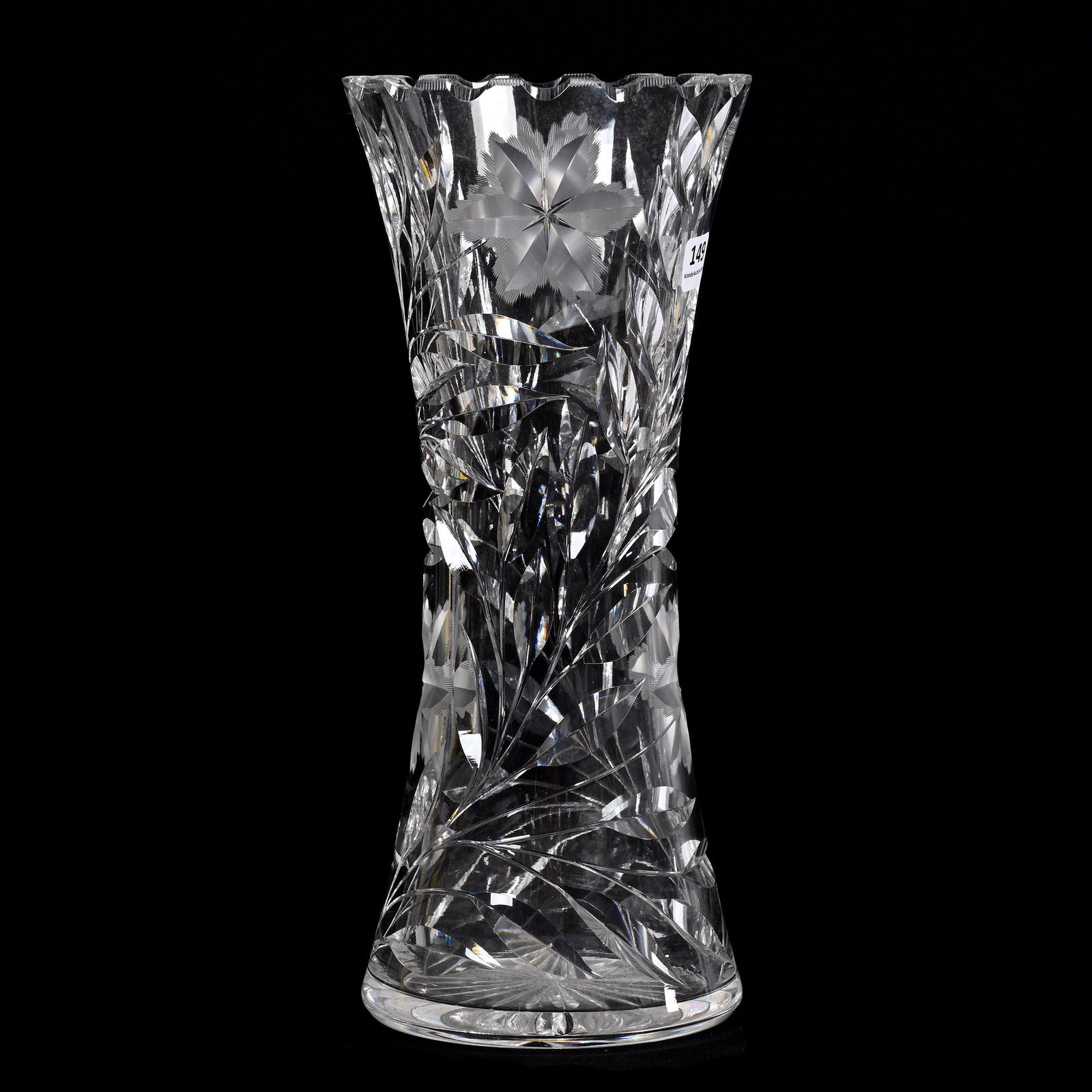 Vase, American Brilliant Cut Glass (1 of 3)