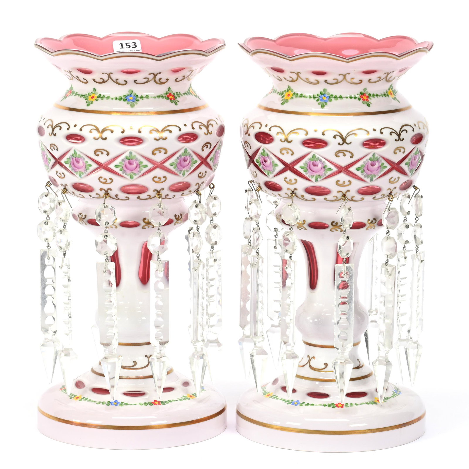 Pair Candle Lusters (1 of 3)