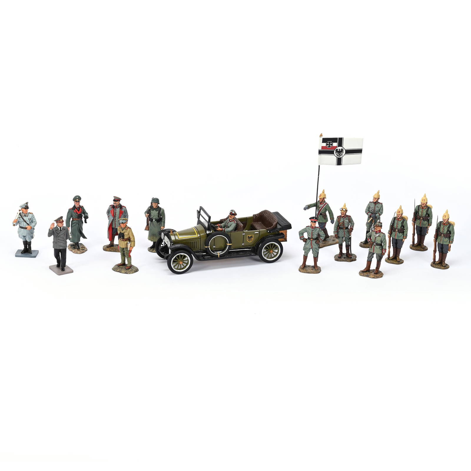 (15) Toy German Soldiers Auction