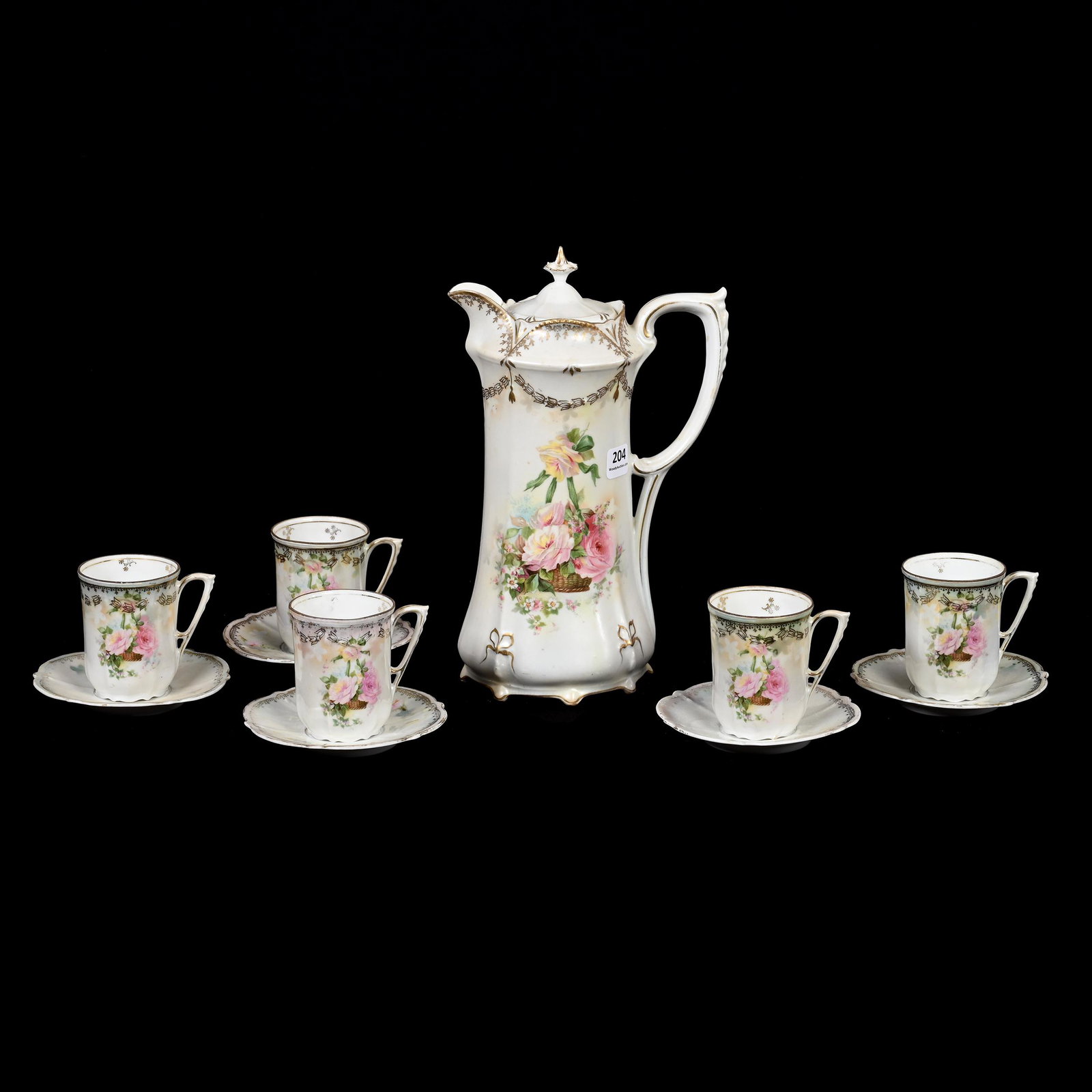 Chocolate Set Marked R.S. Prussia (1 of 5)