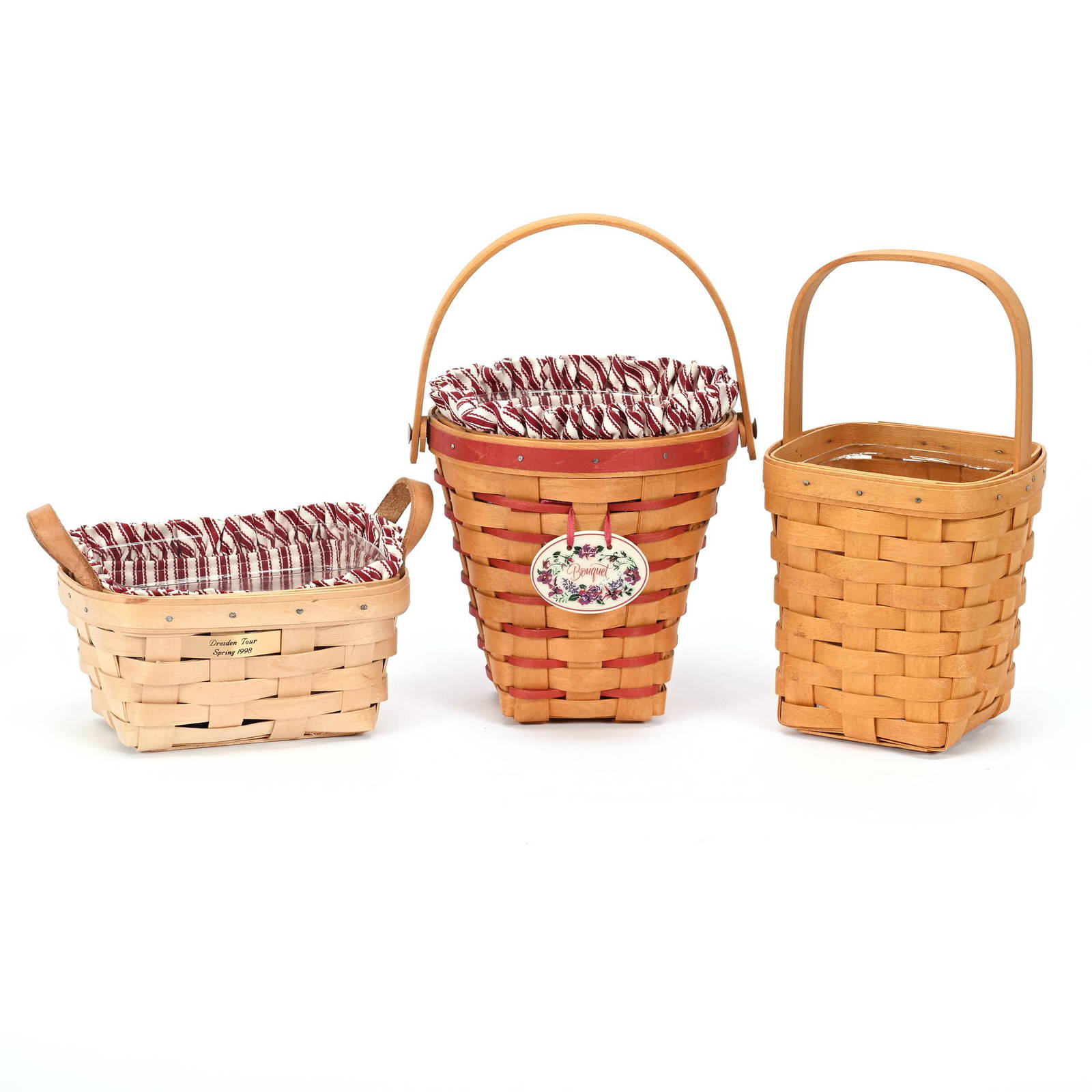 (3) Longaberger Baskets Auction