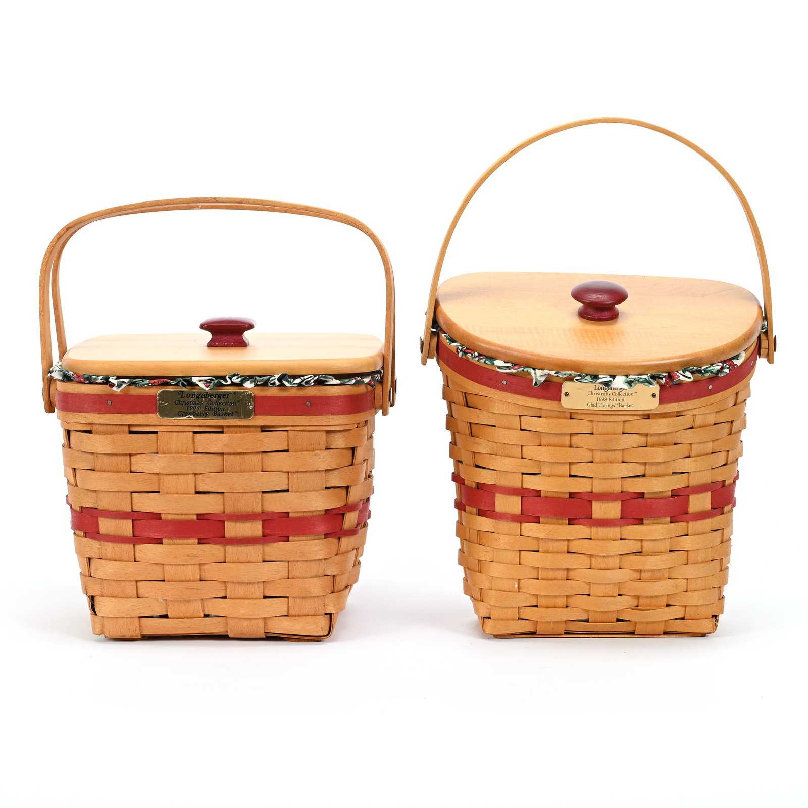 (2) Longaberger Baskets, Christmas Edition (1 of 5)