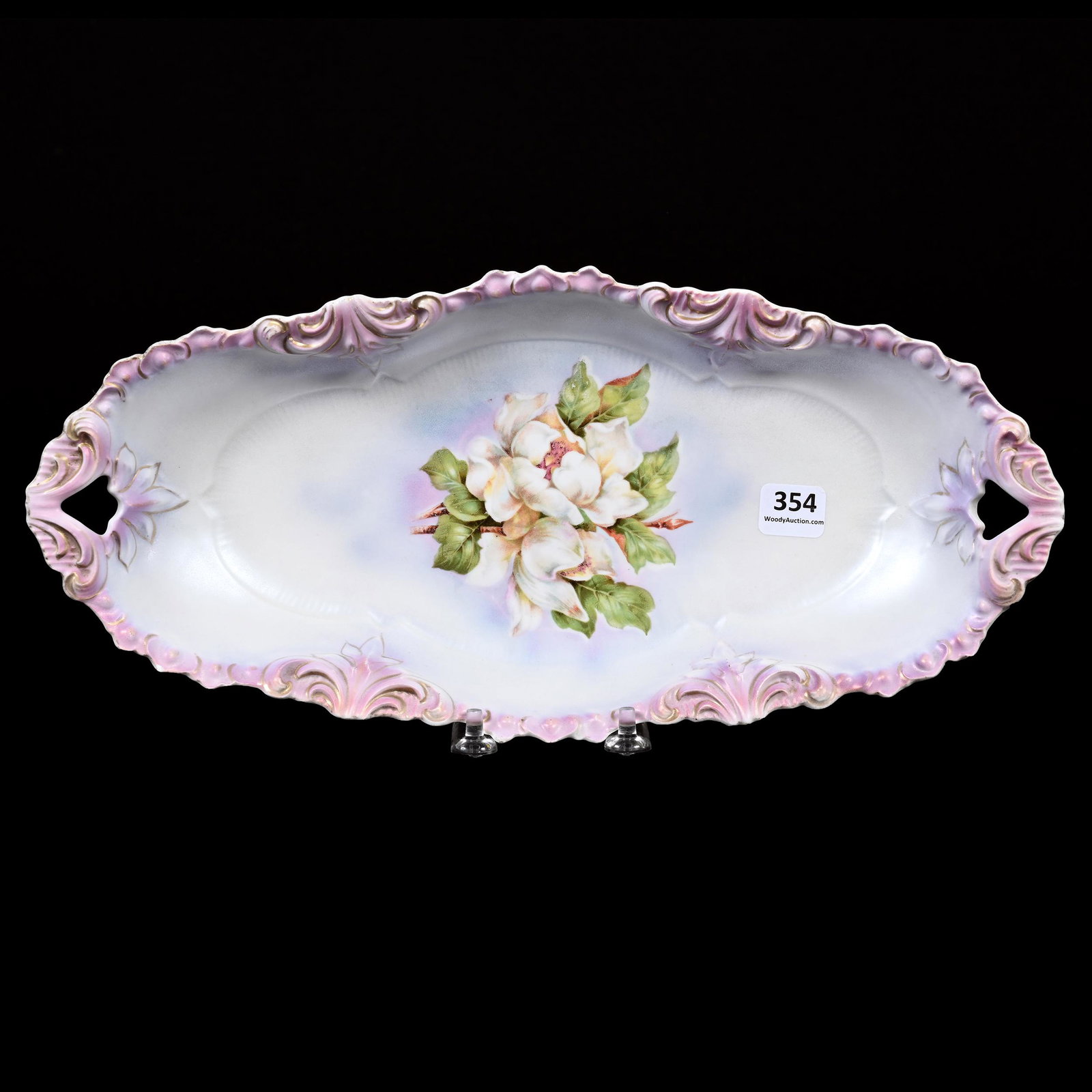 Celery Tray Marked R.S. Prussia, Fleur De Lys Mold (1 of 2)