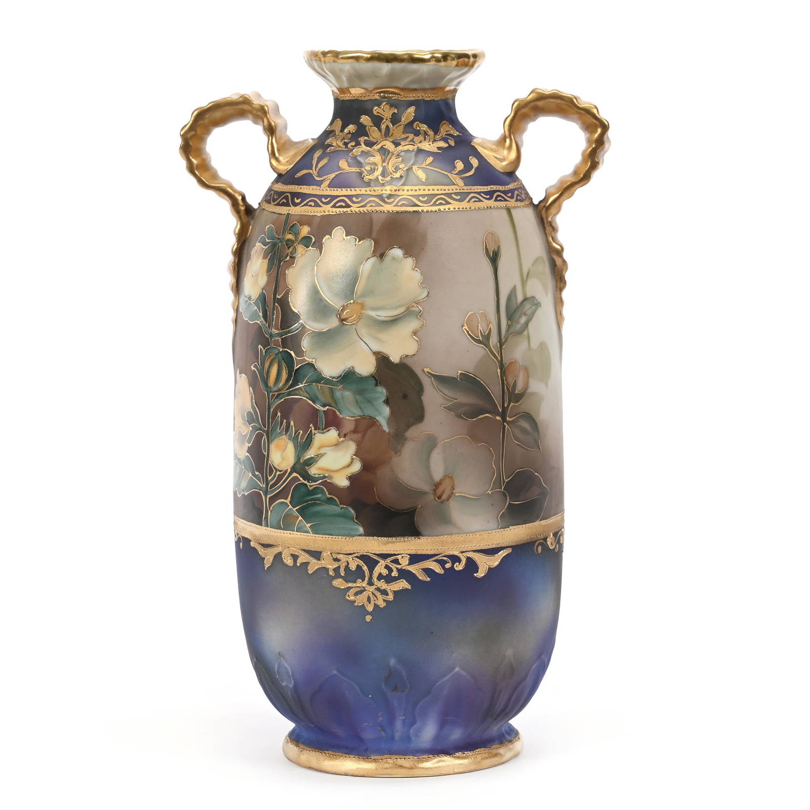 Vase, Two Handles, Marked Nippon Auction
