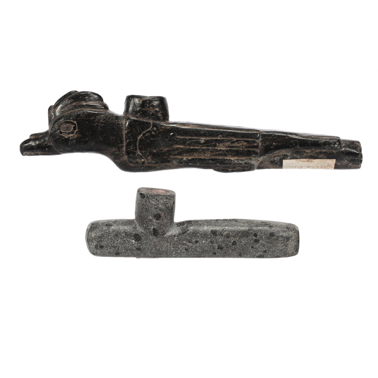 (2) Stone Pipes, Native American Style (1 of 3)