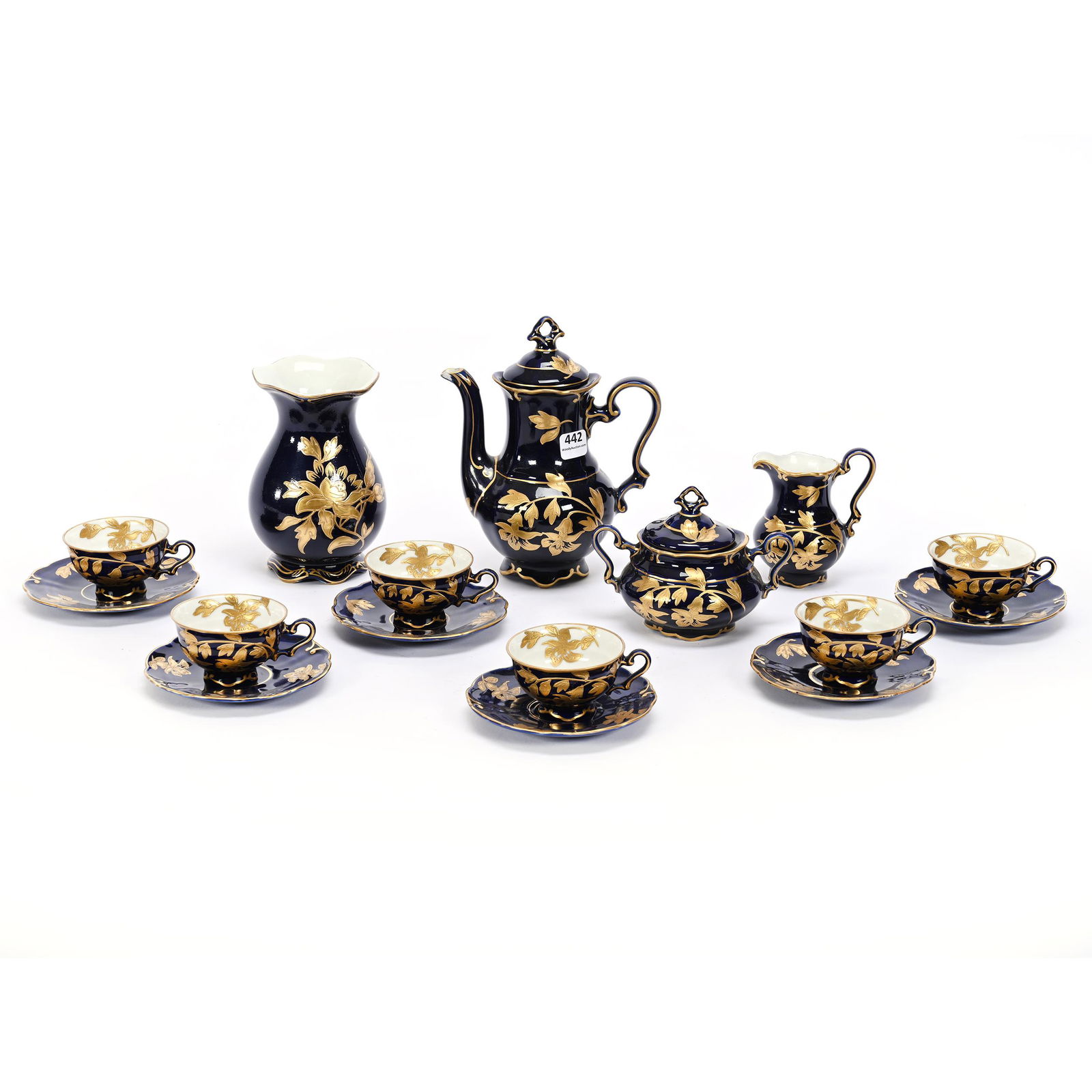 Demitasse Set Marked Germany X Kobalt (1 of 5)