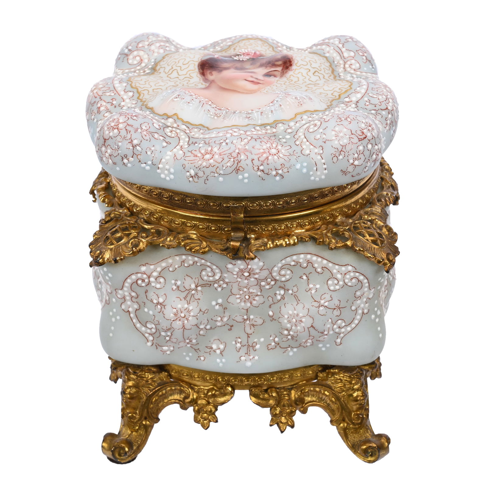 Dresser Box, Wave Crest Banner Mark (1 of 4)