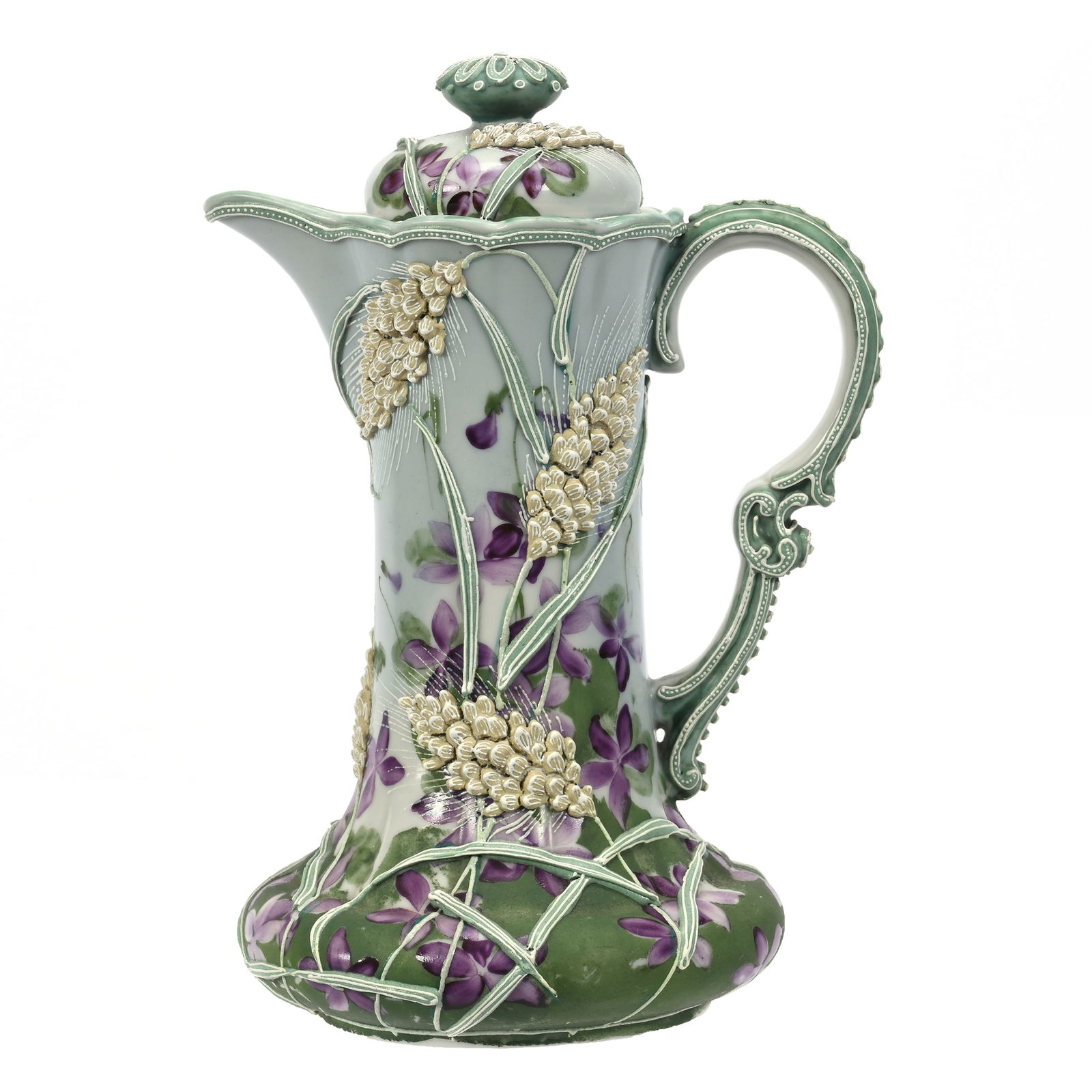 Chocolate Pot, Unmarked Nippon Style (1 of 3)