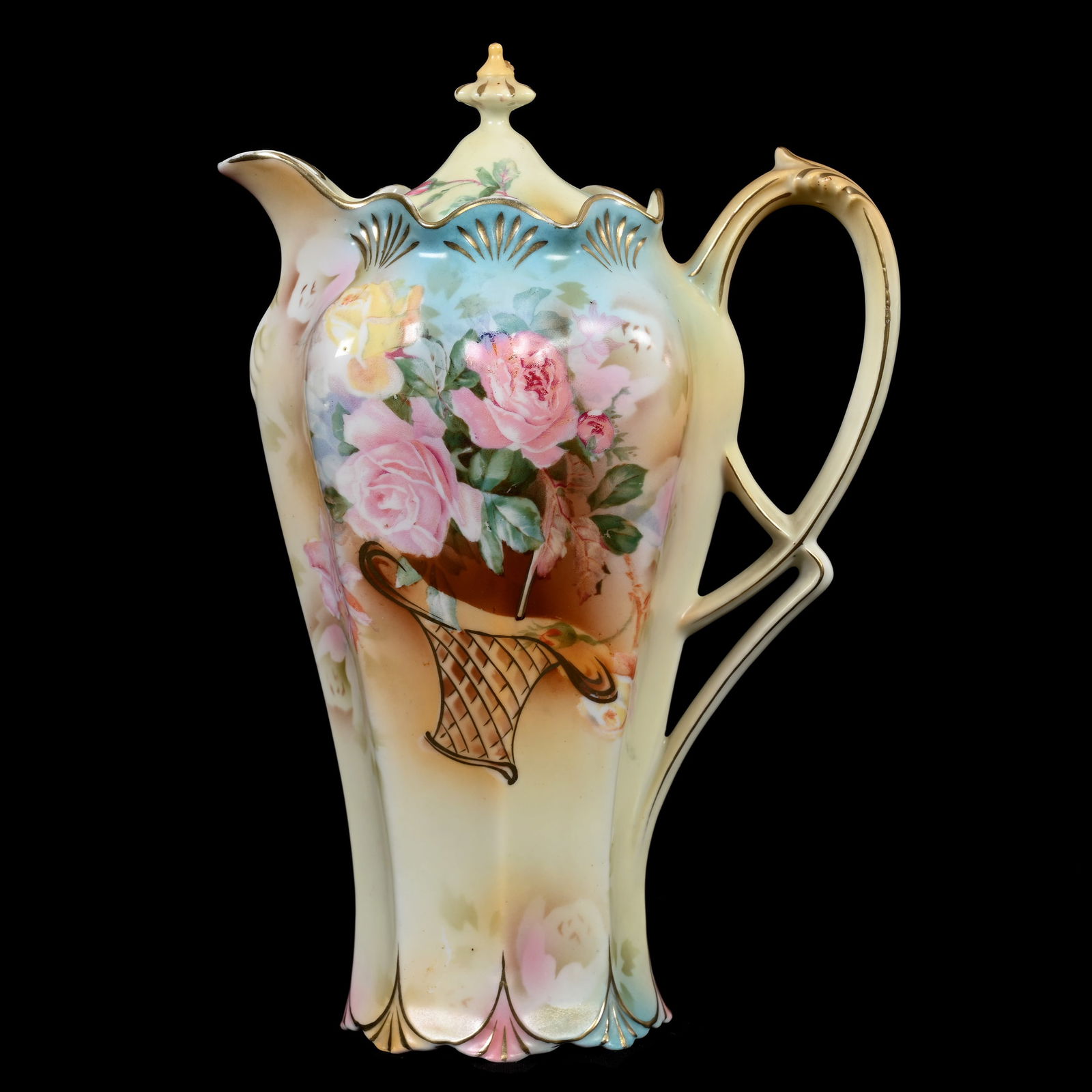 Chocolate Pot, Unmarked R.S. Prussia (1 of 4)