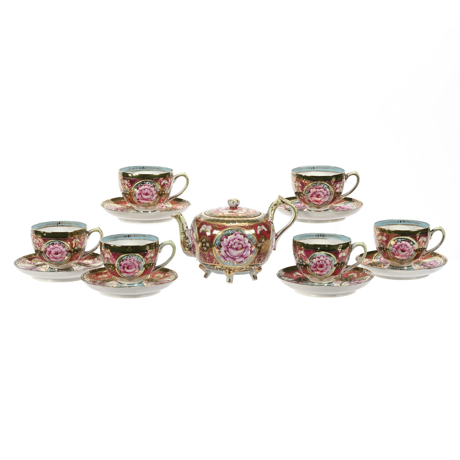 Tea Set Marked With Chinese Characters (1 of 5)