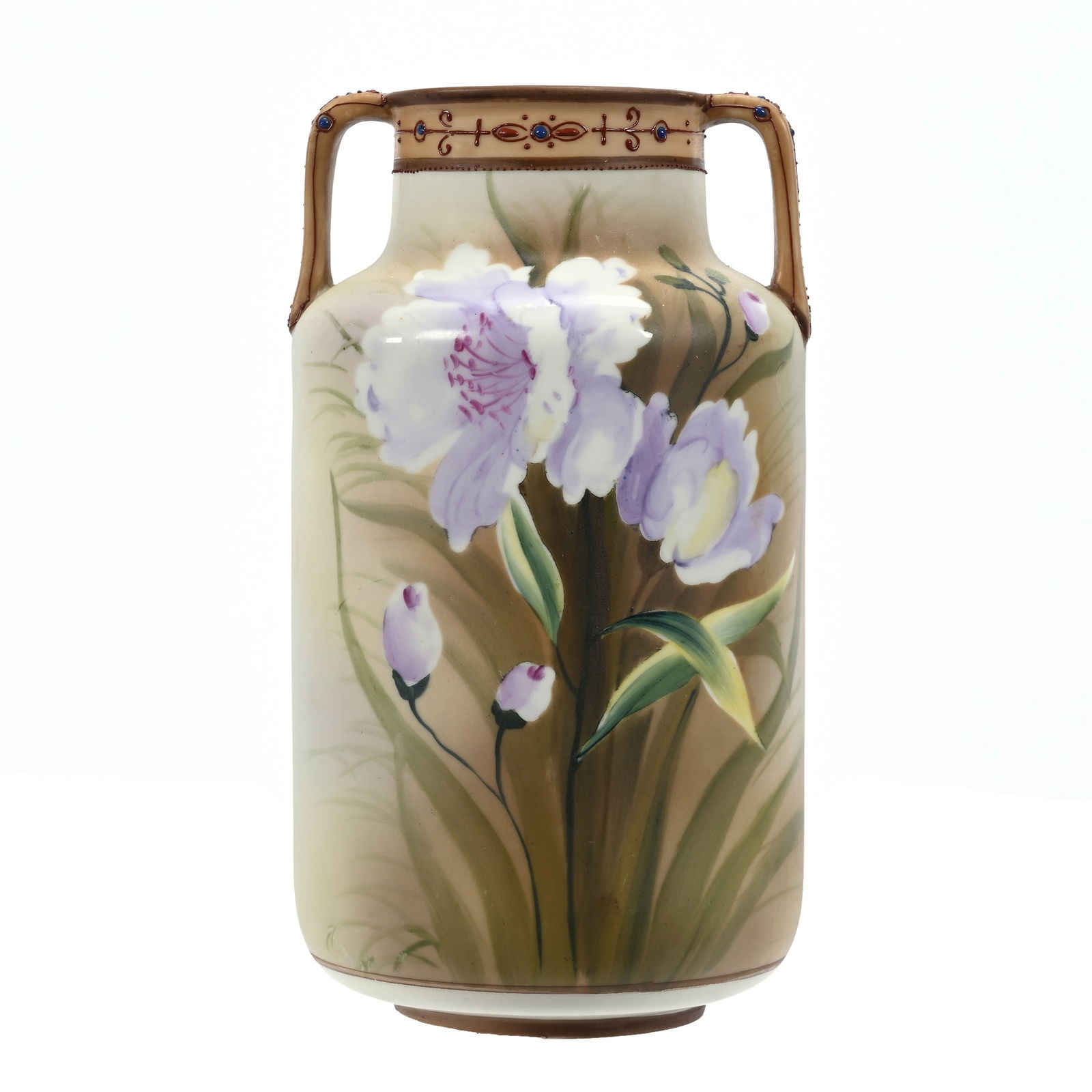 Vase, Two Handles, Marked Nippon (1 of 3)