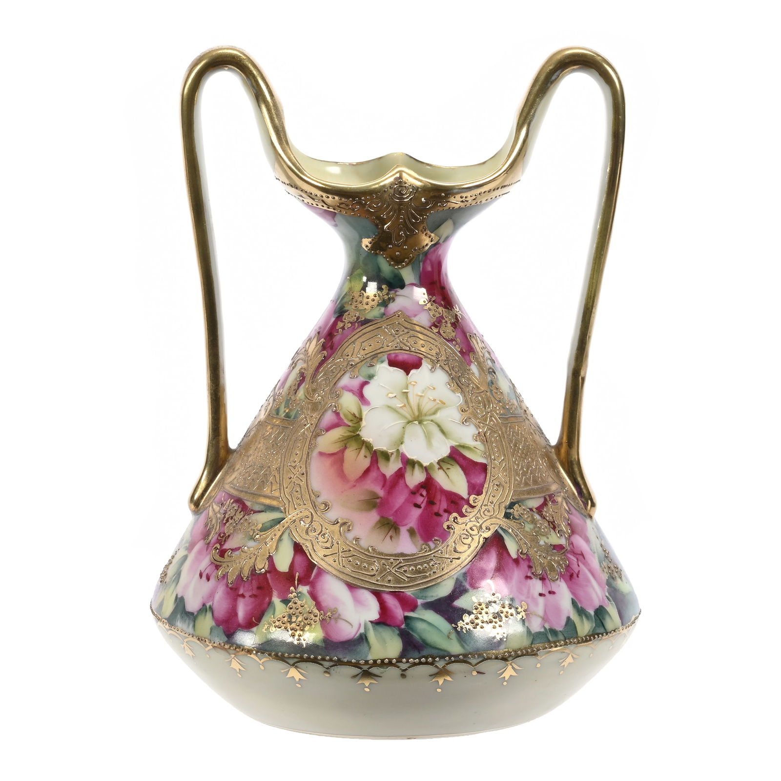 Vase, Two Handles, Marked Nippon (1 of 4)