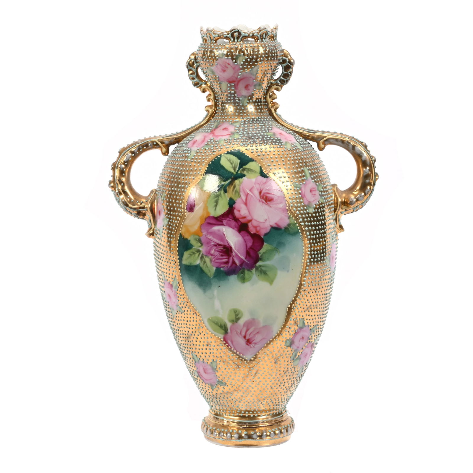 Vase, Two Handles, Marked Royal Nippon (1 of 4)