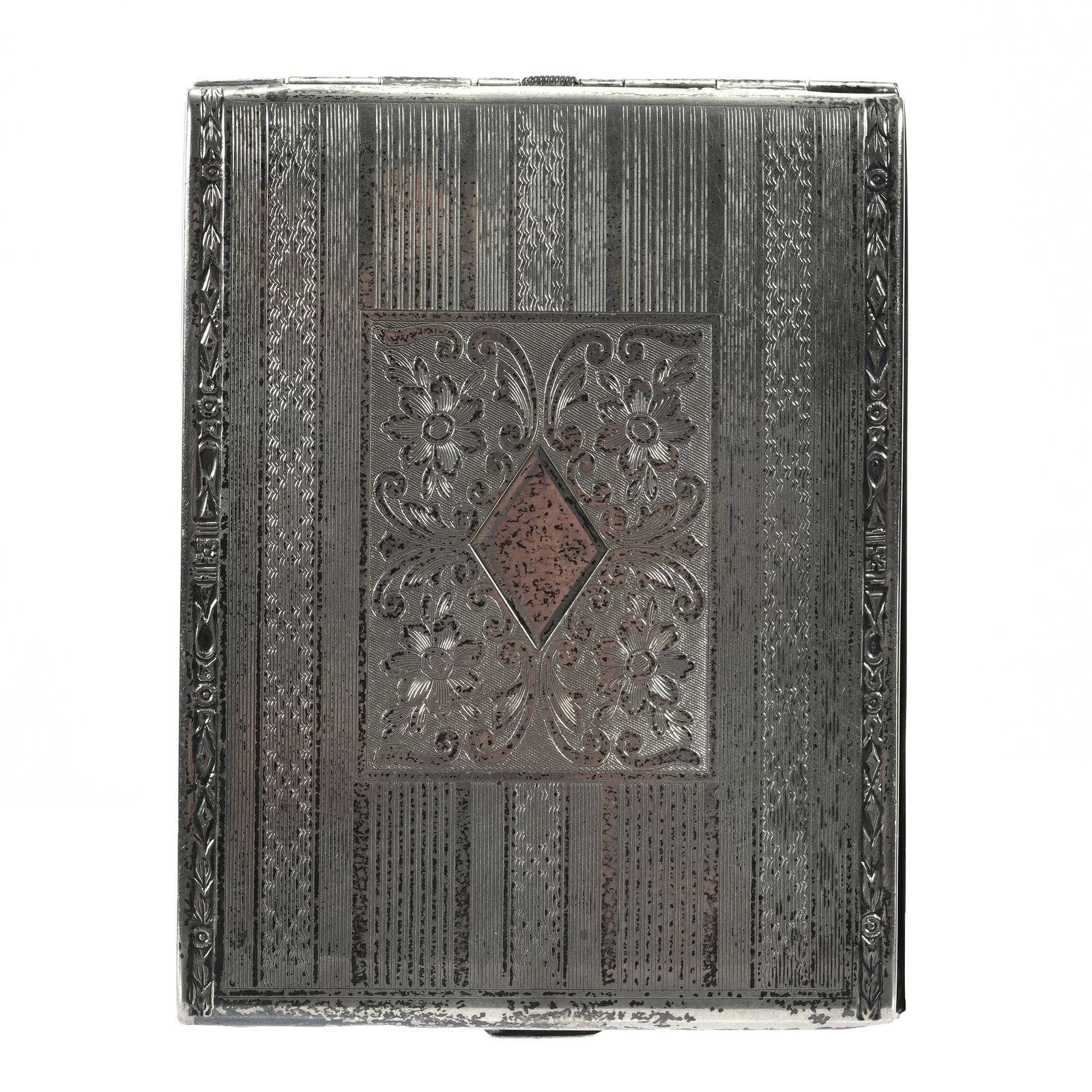 Sterling Silver Card Holder Marked Elgin Am Mfg. (1 of 3)