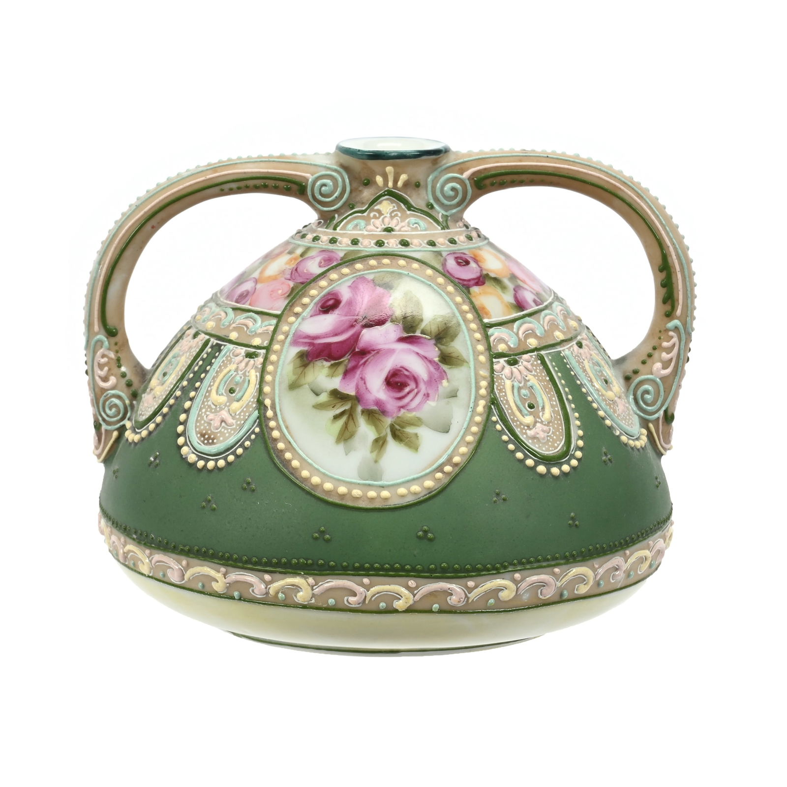 Vase, Two Handles, Marked Nippon (1 of 3)