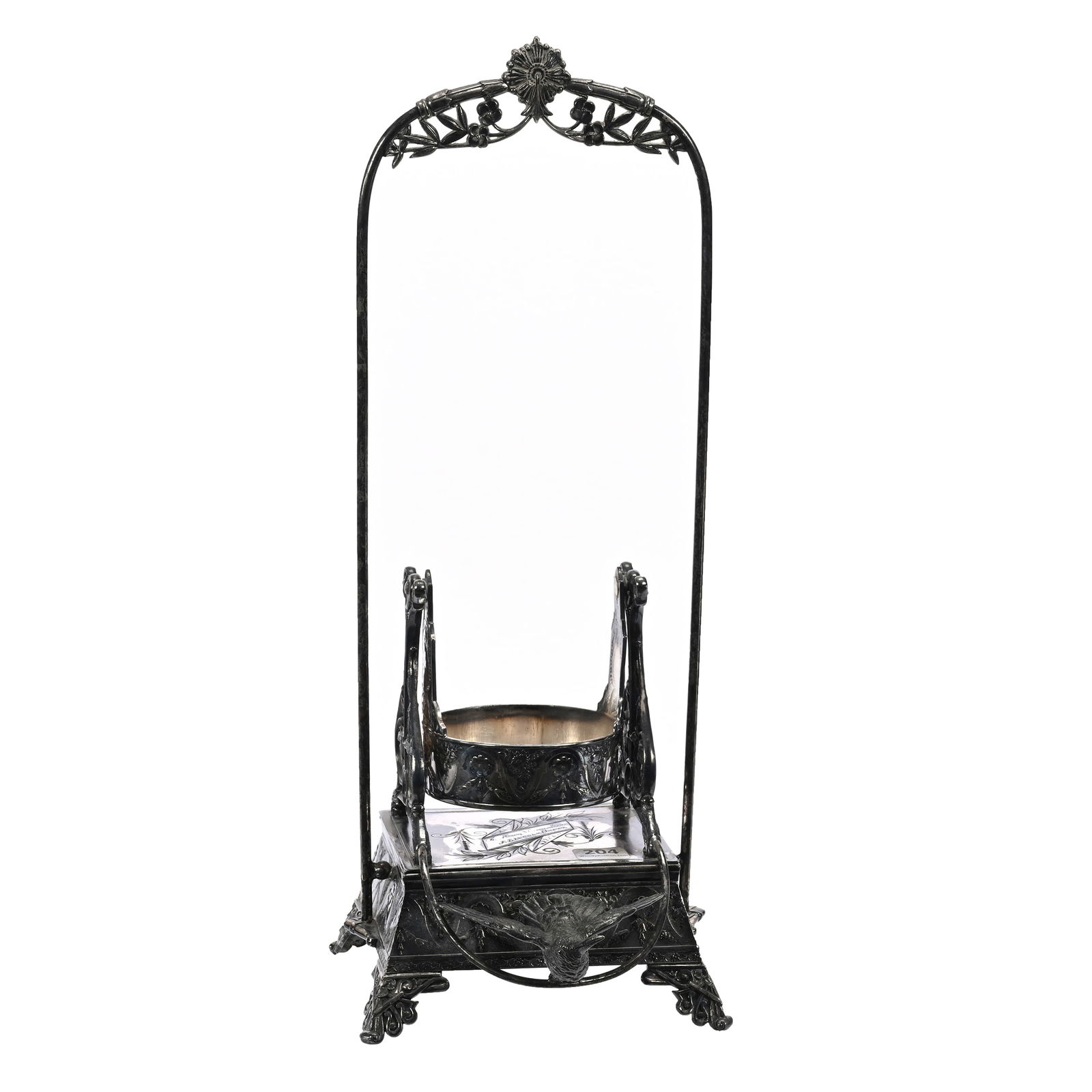 Victorian Silver Plate Frame For Perfume (1 of 4)