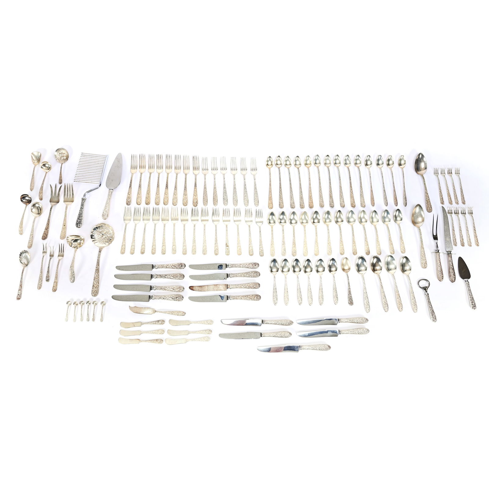 Kirk & Son Sterling Flatware Sets, (120) Pieces (1 of 13)