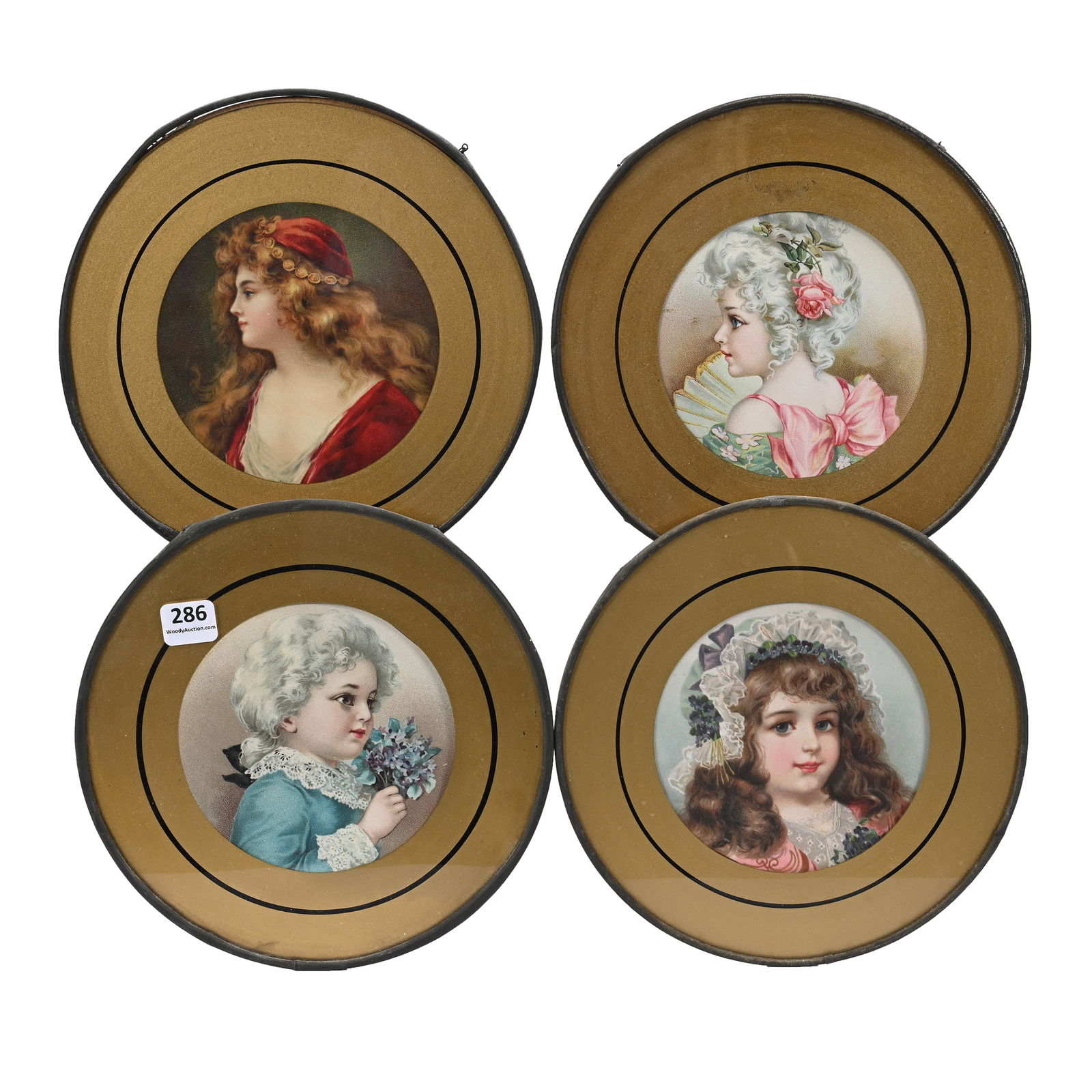 (4) Flue Covers, All Are Portraits (1 of 2)