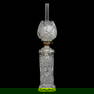 Kerosene Lamp, Clear Pattern Glass