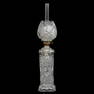 Kerosene Lamp, Clear Pattern Glass