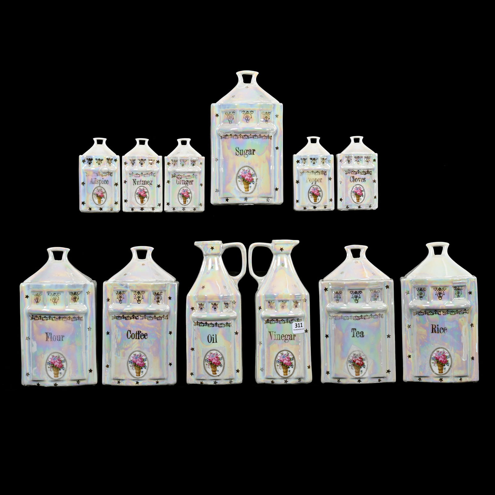 Cannister Set Marked Germany, Twelve Piece (1 of 8)