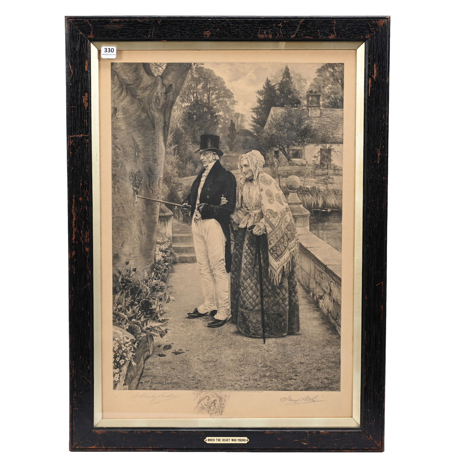 Lithograph Engraving By W. Dendy Sadler (1 of 5)