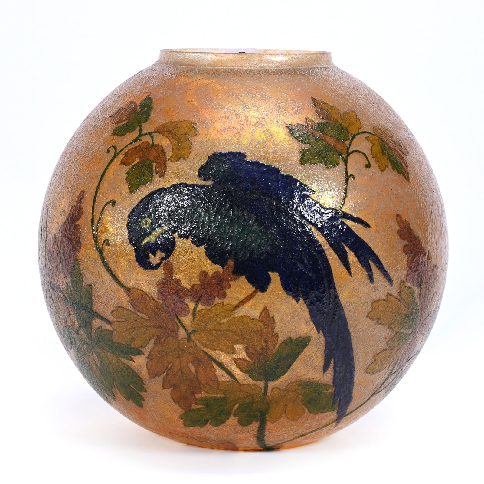 Globe For Hanging Hall Lamp Marked Handel #6996 (1 of 4)