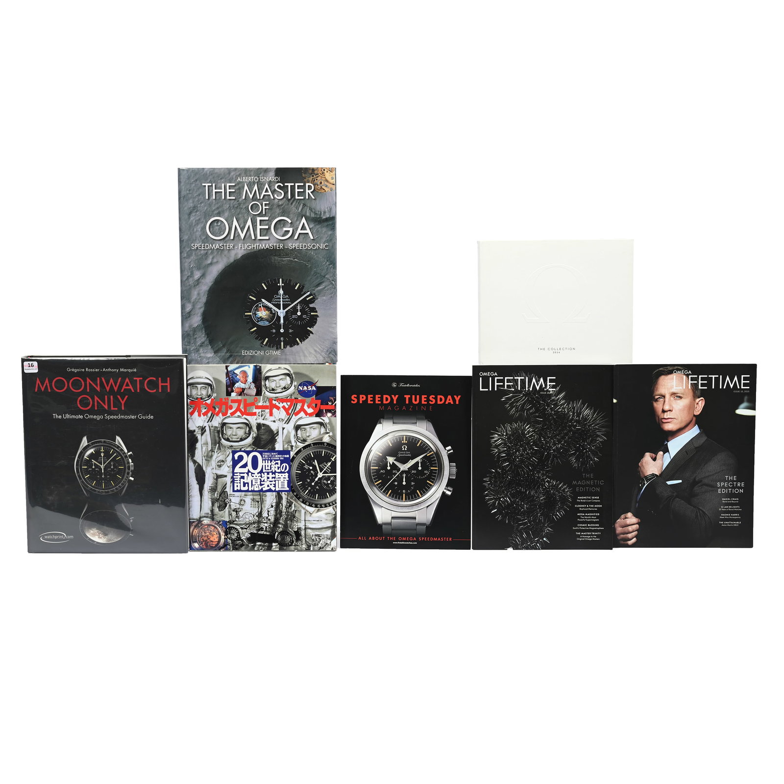 (7) Books About Omega Watches: (7) Books About Omega Watches, Sidlinger Estate Collection, North Carolina.