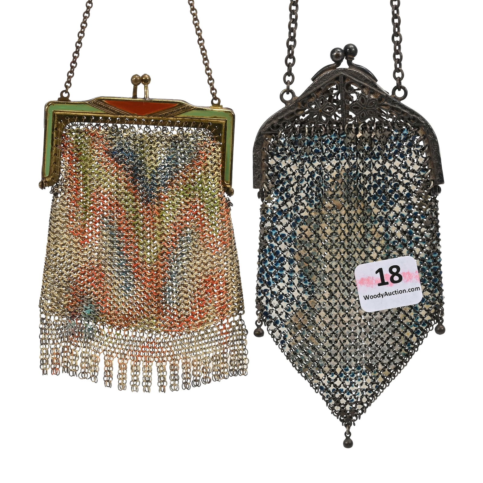 (2) Small Victorian Mesh Purses (1 of 2)