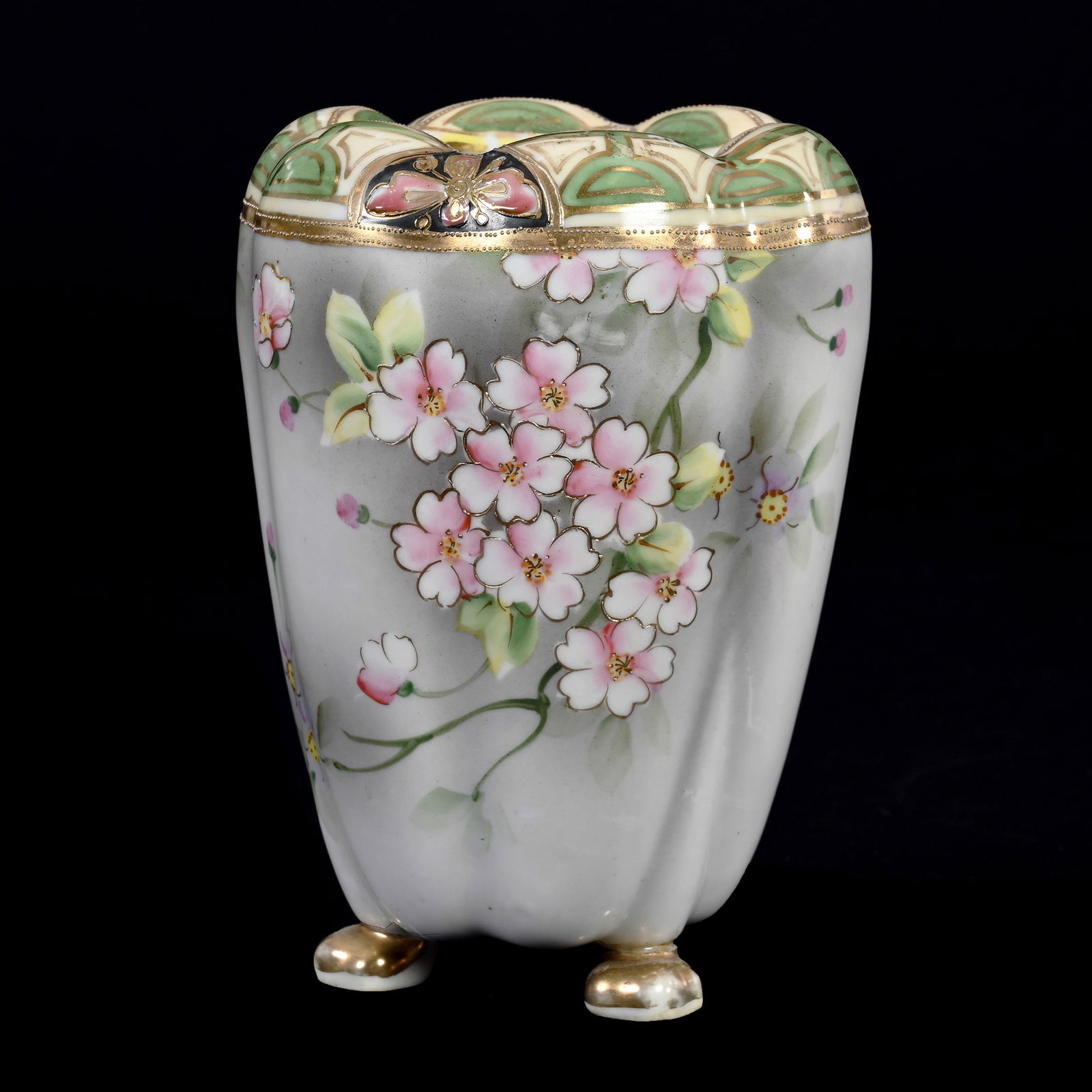 Footed Vase Marked Nippon (1 of 4)