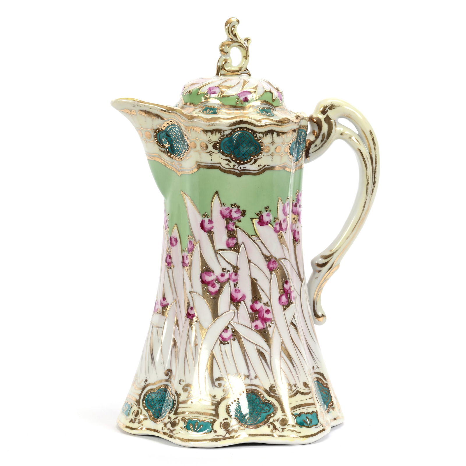 Chocolate Pot, Unmarked Nippon Style (1 of 3)