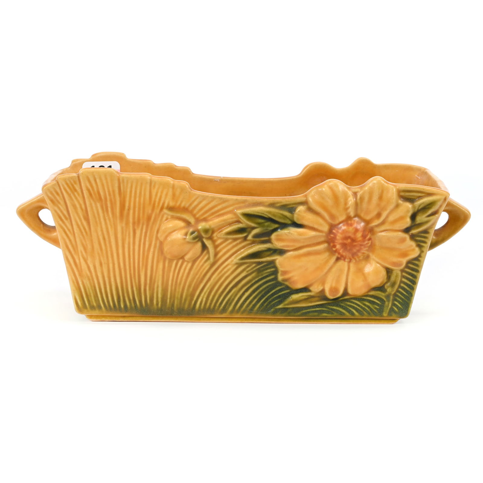 Window Box Marked Roseville #387-8" Art Pottery (1 of 3)