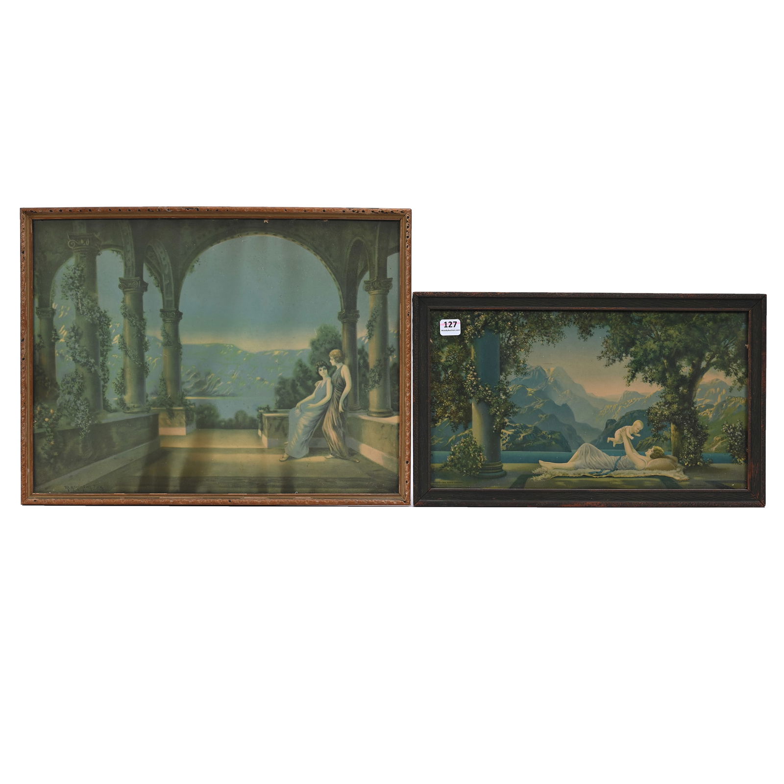 (2) Original Framed R. Atkinson Fox Prints (1 of 5)