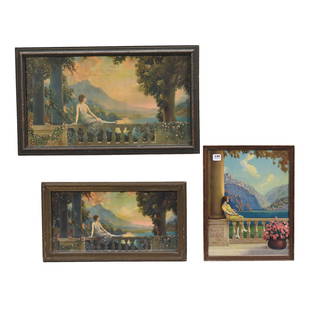 (3) Original Frame Prints By R. Atkinson Fox: (3) Original Frame Prints By R. Atkinson Fox, (1) 11.5" x 19.5" Frame Size, Titled "Sunset Dreams", (1) 8.5" x 15.5" Frame Size, Titled "Sunset Dreams", (1) 12.5" x 9.5" Frame Size, Titled "Memories A