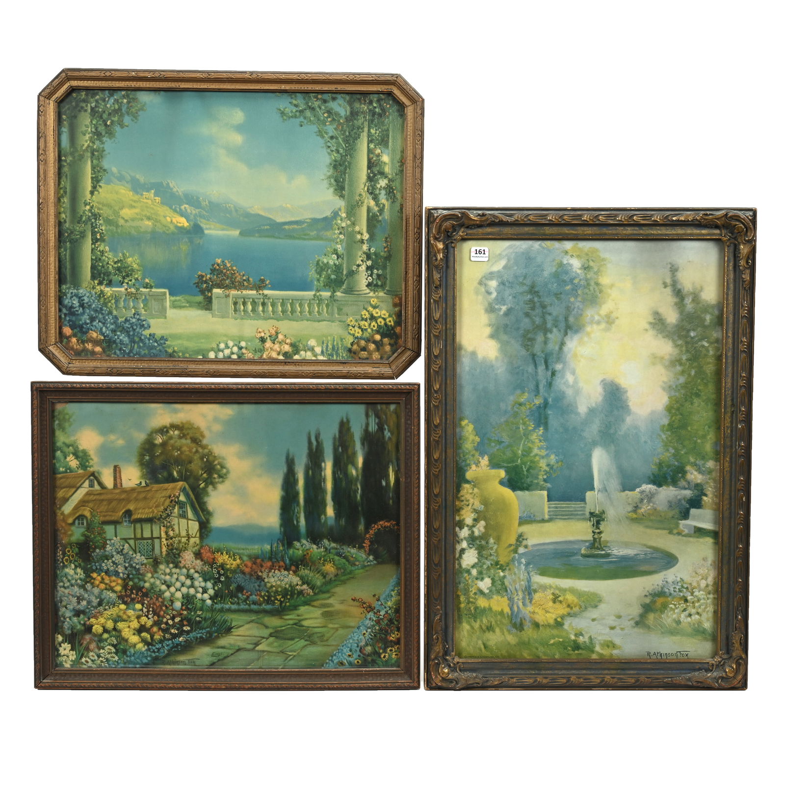 (3) Original Framed Prints By R. Atkinson Fox (1 of 9)