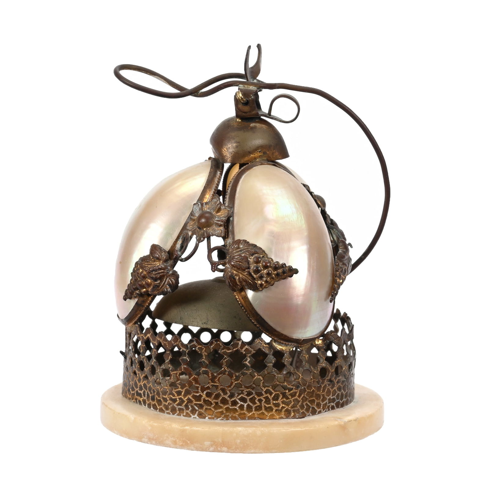 Victorian Countertop Bell, Mother Of Pearl (1 of 3)