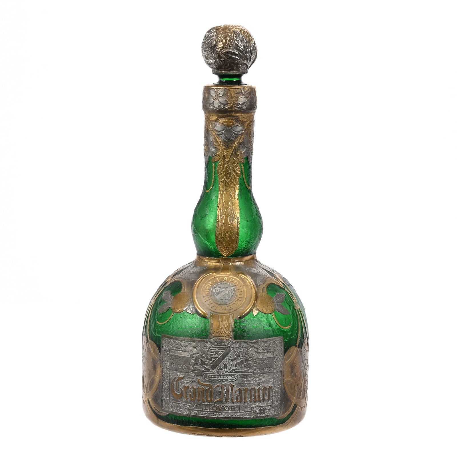 Liqueur Bottle By Daum Nancy, French Art Glass (1 of 3)