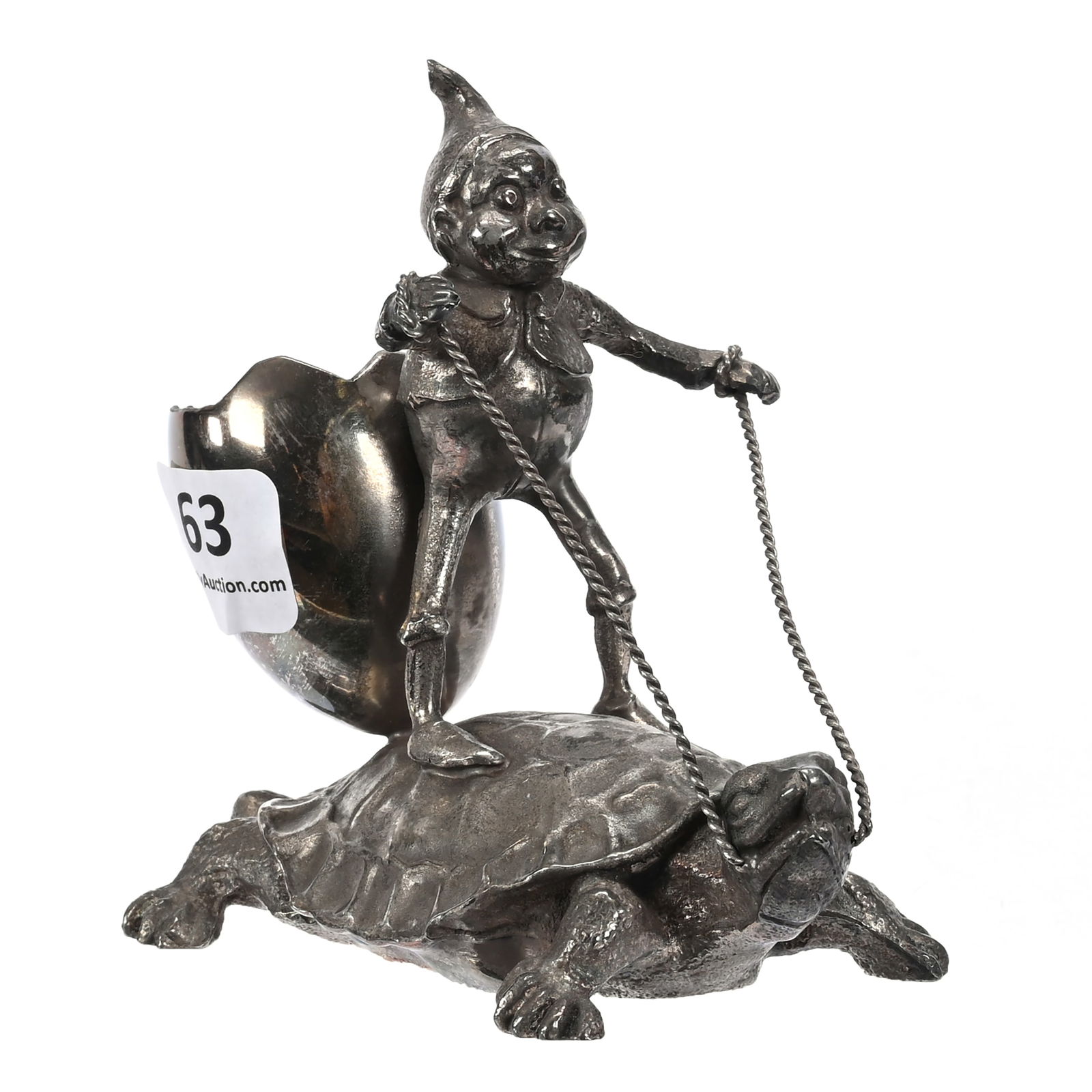 Victorian Silverplate Toothpick, Palmer Cox Brownie (1 of 3)