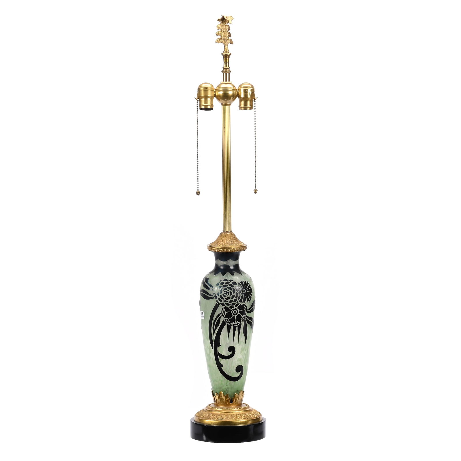 Lamp Base, Signed Steuben Art Glass (1 of 4)