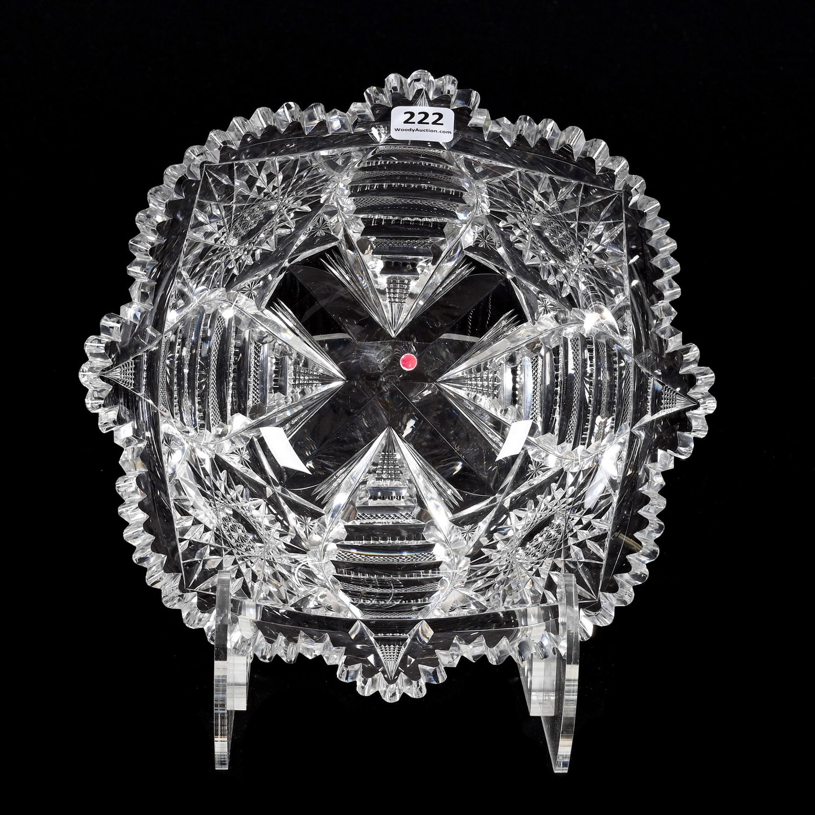 Flared Bowl, ABCG, Signed Libbey Sonora Pattern (1 of 3)