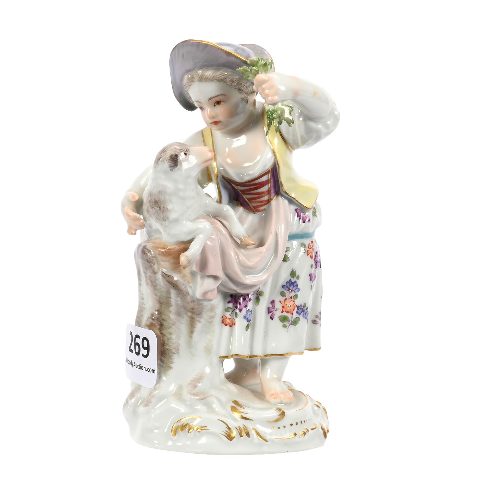 Figurine Marked Meissen #520 (Blue Crossed Swords) (1 of 3)