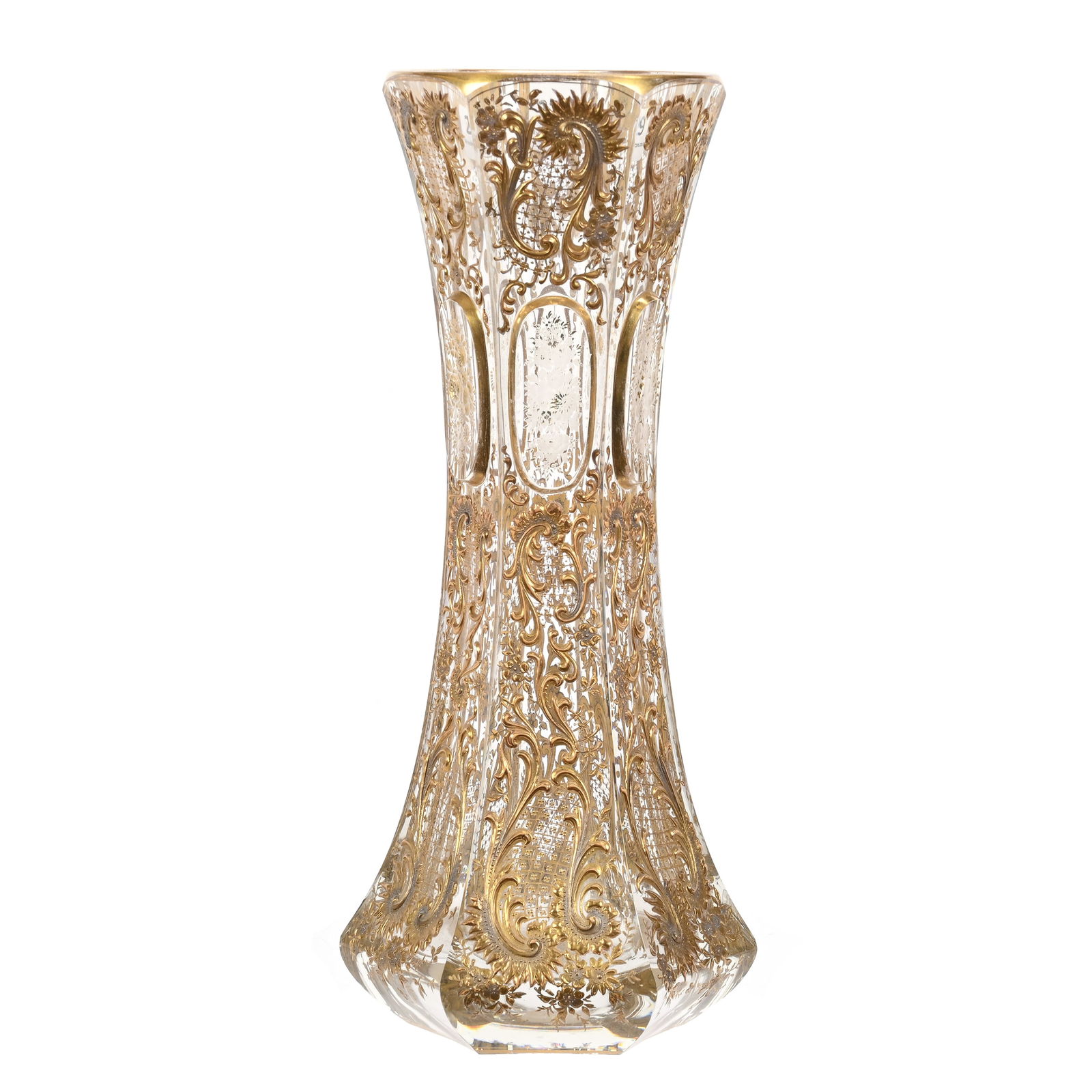 Vase, Moser Style Art Glass (1 of 3)