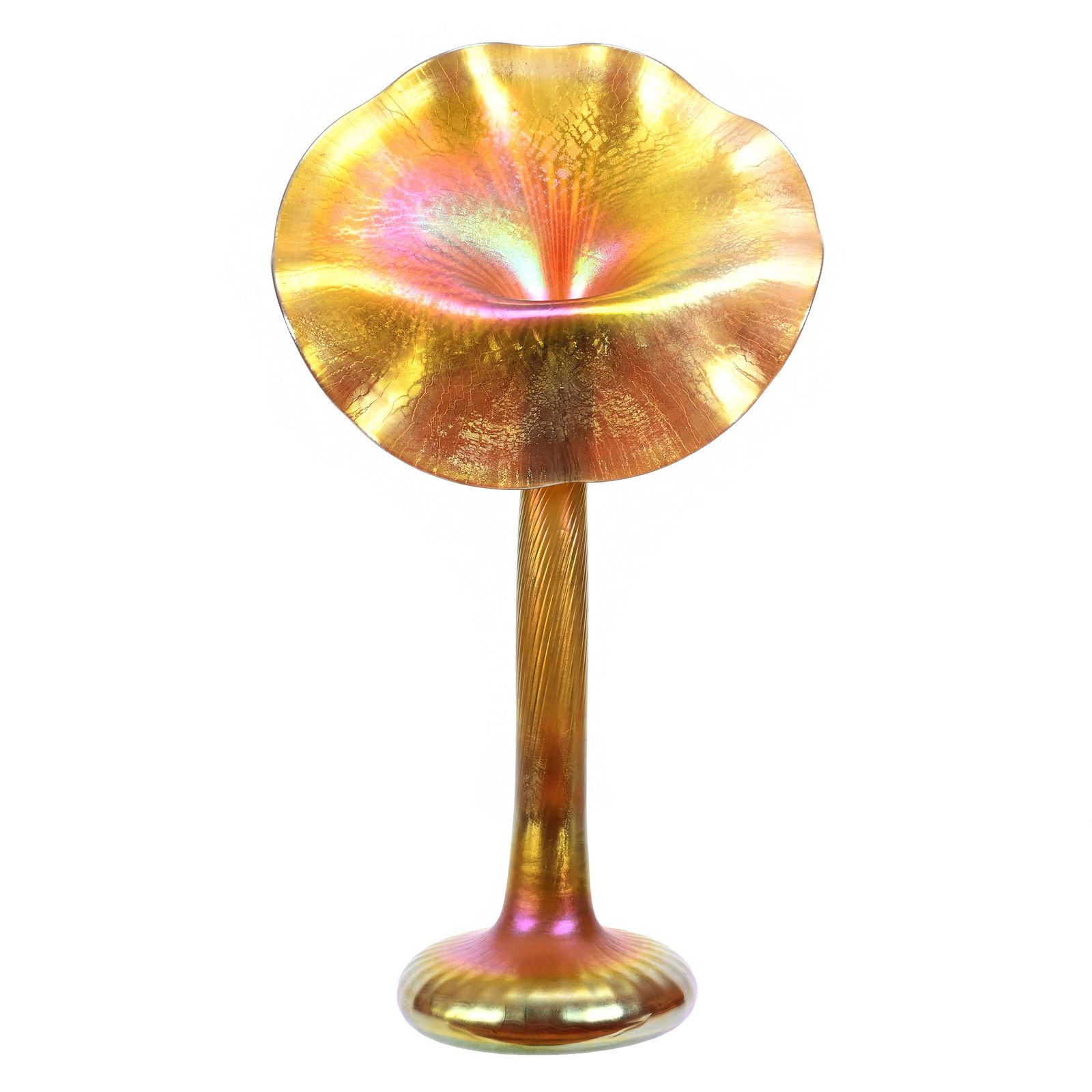 Jack In Pulpit Vase, Contemporary Art Glass (1 of 3)