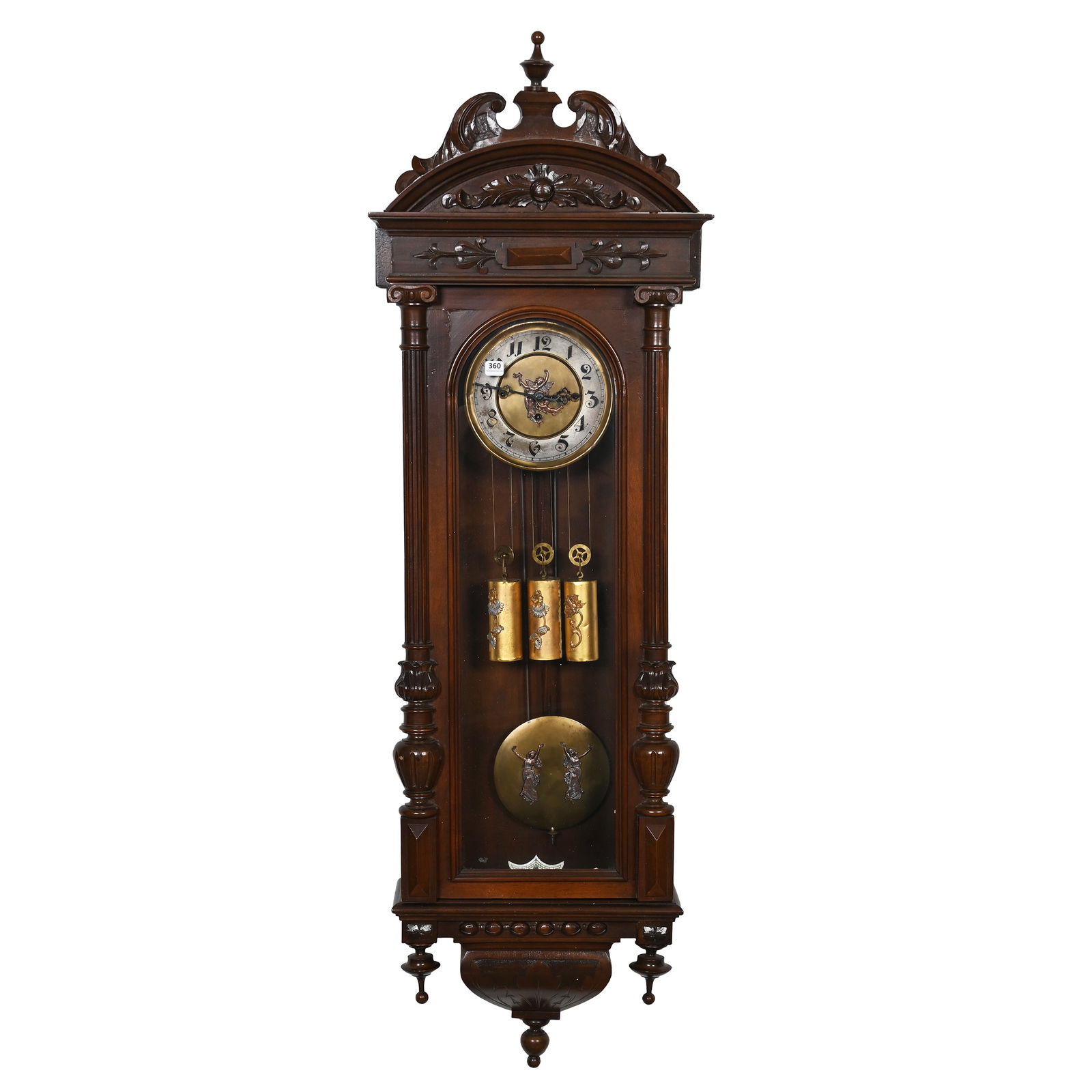 Vienna Regulator, Gustav Becker, Altdeutsch Style (1 of 9)