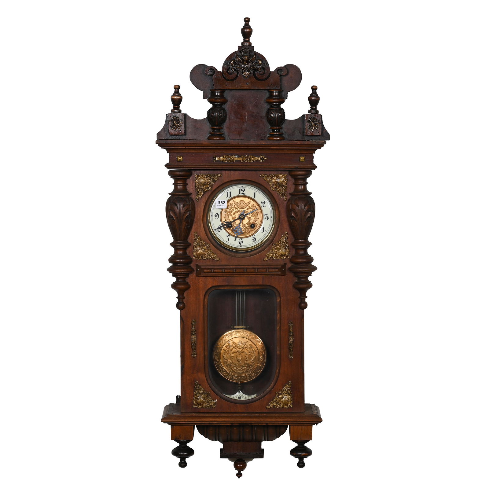 Vienna Clock, Time And Strike, German Walnut (1 of 7)