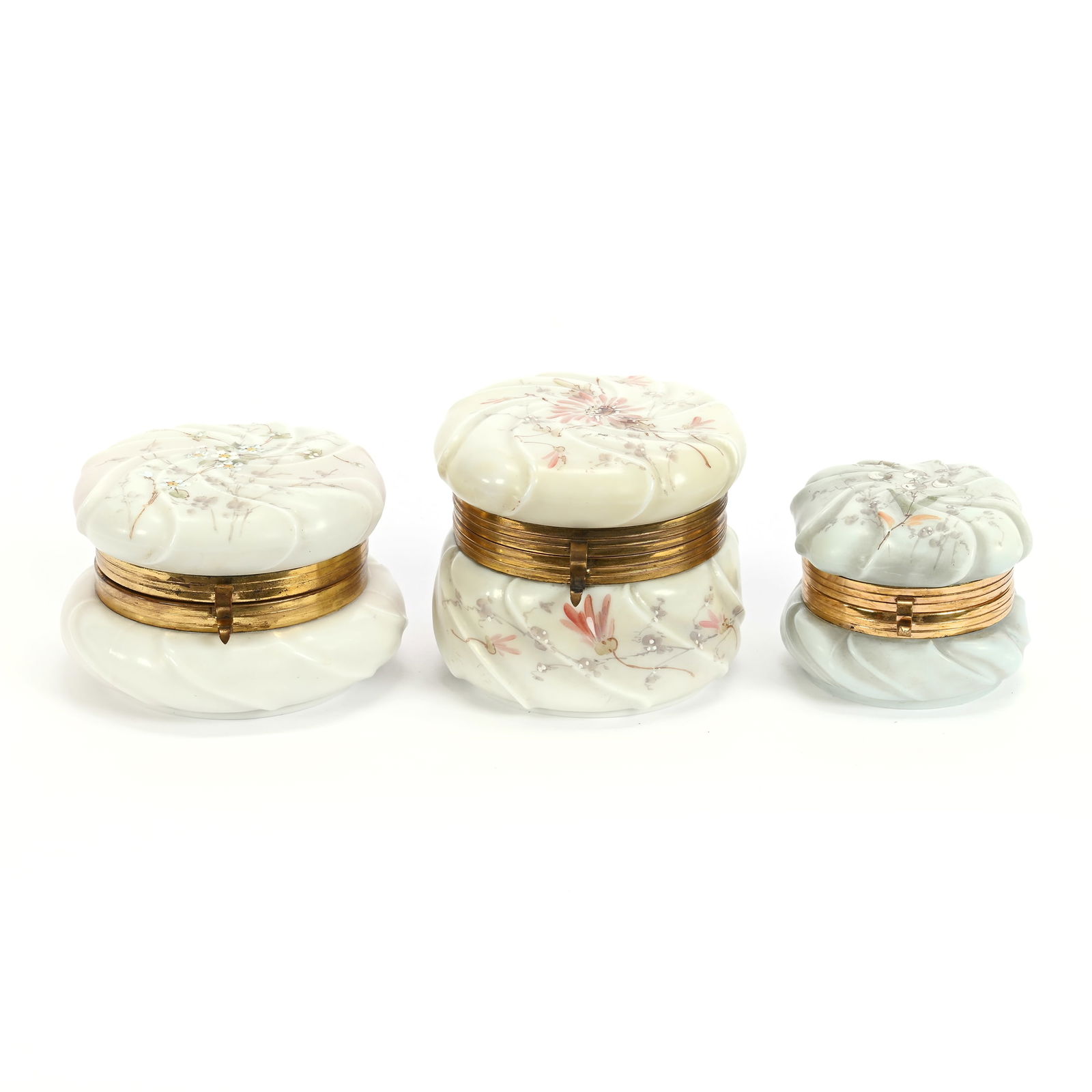 (3) Jewel Boxes, Wave Crest Art Glass (1 of 4)